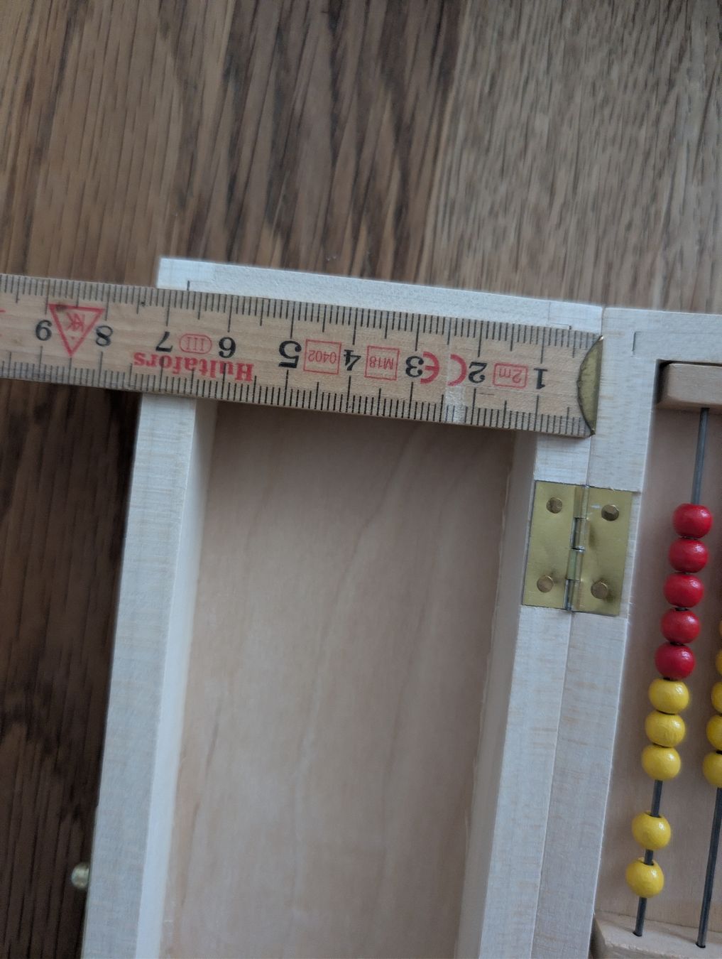 Articoli in legno: Aufbewahrungsbox mit Abakus  – Usato da Bern venduto da berneroberlaenderin 3