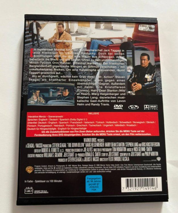 Tutti i DVDs: Steven Seagals - Fire down below 2007 DVD vergriffen – Usato da lupfig venduto da maniacs666 3