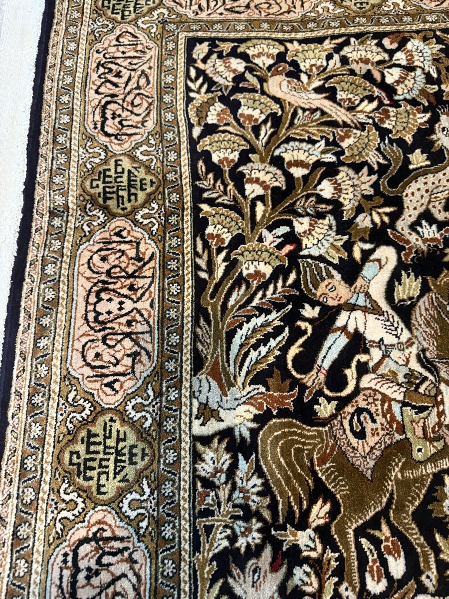 Tappeti: Antiker persischer Seidenteppich (Qom) – Usato da Chur venduto da Mohammad.miga 8