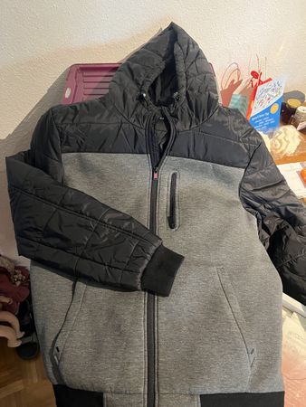 Jacke schwarz/grau Clockhouse XXL, ungetragen