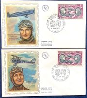 1972 FDC Frankreich Pioniere der Luftfahrt Hilsz - Boucher