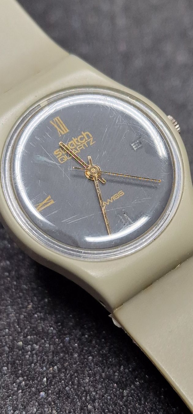 Swatch Orologi: Mega RAR 1983 Swatch LM100, 25mm – Difettoso da Bülach venduto da TimeDealsNow 5