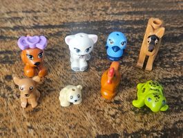 lego figurine lot de 8 animaux