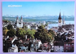 Zürich und die Alpen