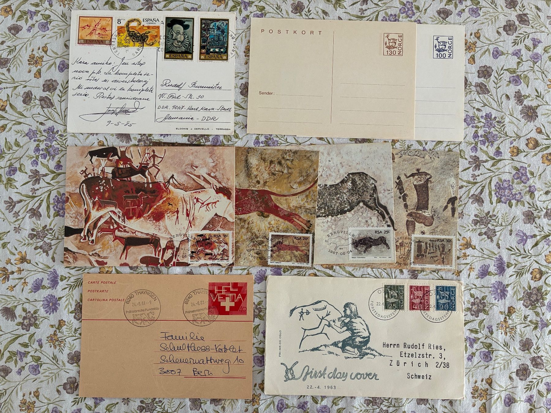 Alle Briefmarken: Thema: Felszeichnungen – Neu (gemäss Beschreibung) aus Burgdorf von Accipiter_nisus 8