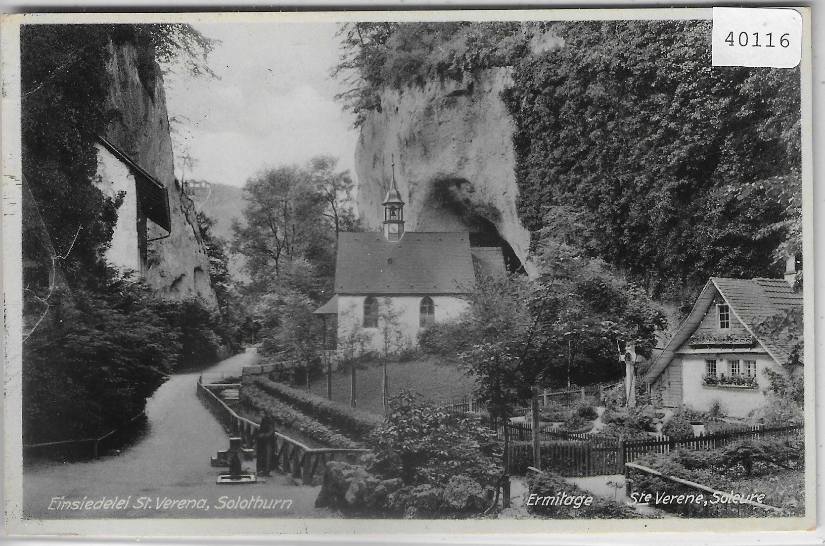 Cartes postales: Solothurn - Einsiedelei St. Verena – D'occasion à Ettingen par Kartenplanet