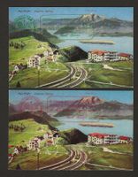 4x Briefe + Karten Luzern - Zug Triengen - Sursee - Triengen
