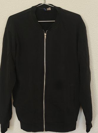 Bomberjacke H&M schwarz mit Reissverschluss gebraucht