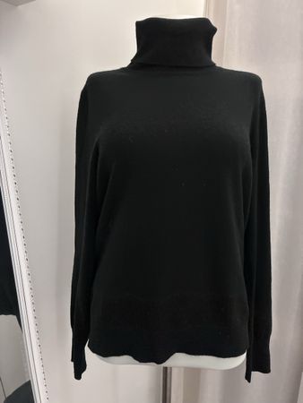Rollkragenpullover Damen schwarz guter Zustand gemessen
