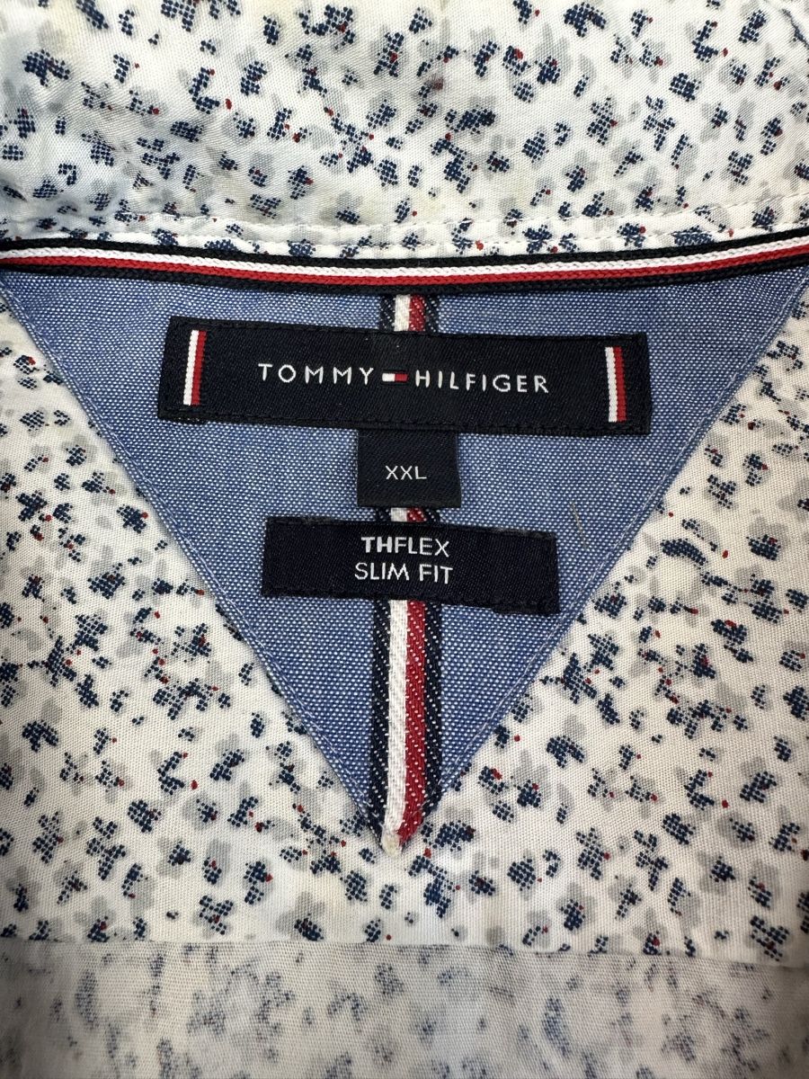 Tommy Hilfiger Camicie: Tommy Hilfiger Hemd THFlex Slim Fit Muster – Usato da Schwende venduto da weesli 2