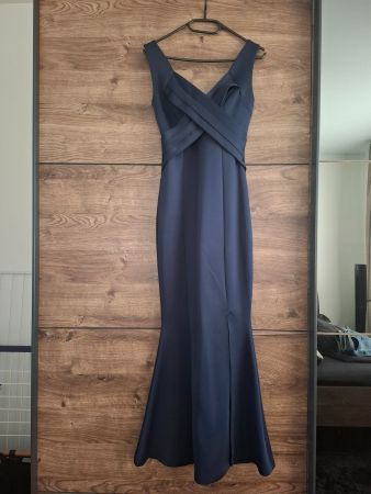 Dunkelblaues Abendkleid von BODYFLIRT Boutique, Gr. XS