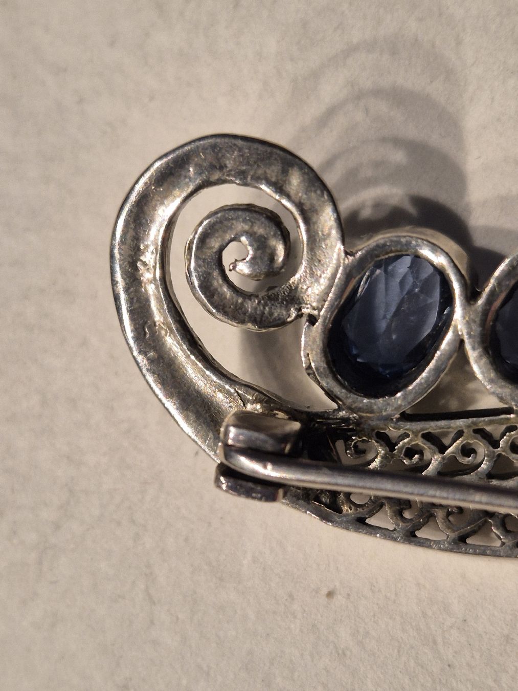 Spille & Fermagli: Silber Brosche Vintage Schmuck Topas Unikat – Usato da Russikon venduto da eunicetungol 3