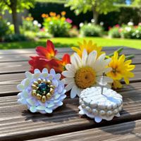 Ohrstecker Blumen - Eleganter Schmuck - Handgemachte - Neu!