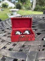 Qi Gong Baoding Kugeln Metall in Schatulle