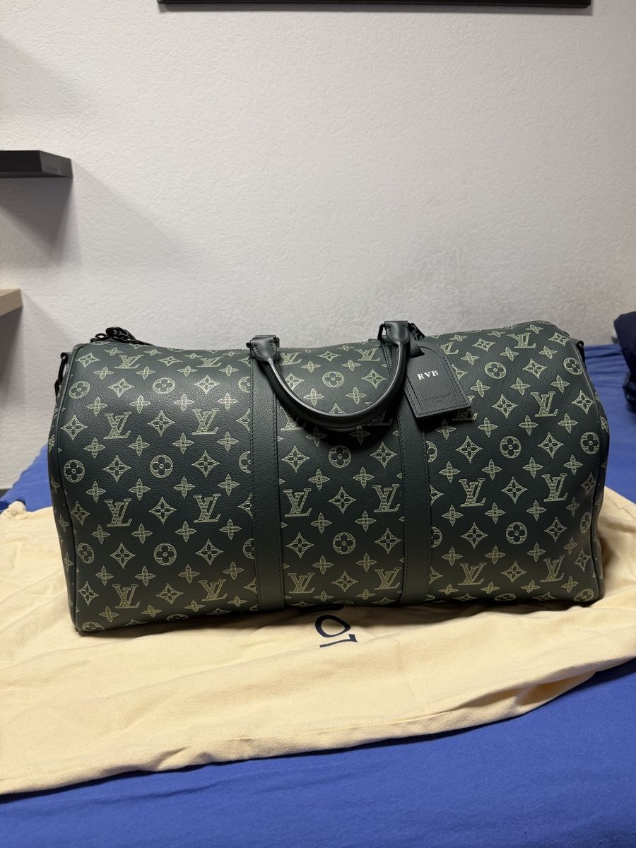 Louis Vuitton Borse: Louis Vuitton Keepall 50 Monogramm green – Nuovo e nell'imballaggio originale da Spiez venduto da vvo_627h