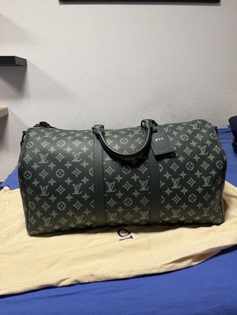 Louis Vuitton Keepall 50 Monogramm green