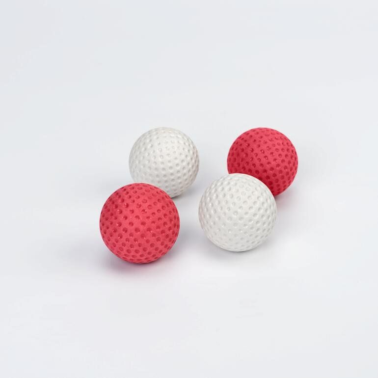 Bälle: 4x Minigolf-Bälle 4er Set MiniGolfBälle + Schreibblock Neu – Neu und originalverpackt aus Kloten von Euroasia 4