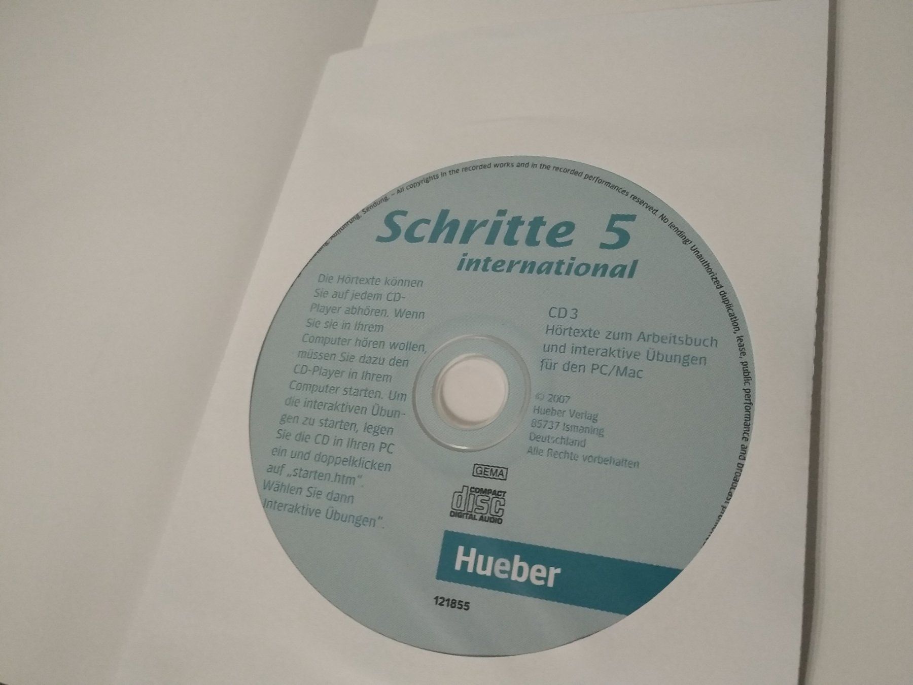 Libri: Schritte international 5 Kursbuch + Arbeitsbuch mit Audio-CD – Nuovo (secondo la descrizione) da Bäch SZ venduto da Swissy46 3