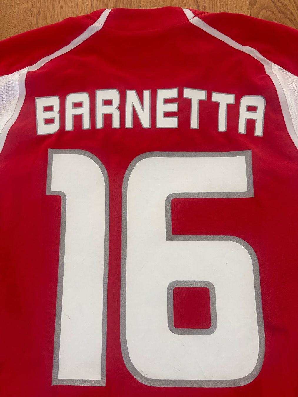 Schweizer Nati Canottiere & Pantaloni: ORIGINAL SCHWEIZ NATI #16 BARNETTA 2004/05 TRIKOT PUMA S – Nuovo (secondo la descrizione) da Zürich venduto da TRIKOTKAISER 3