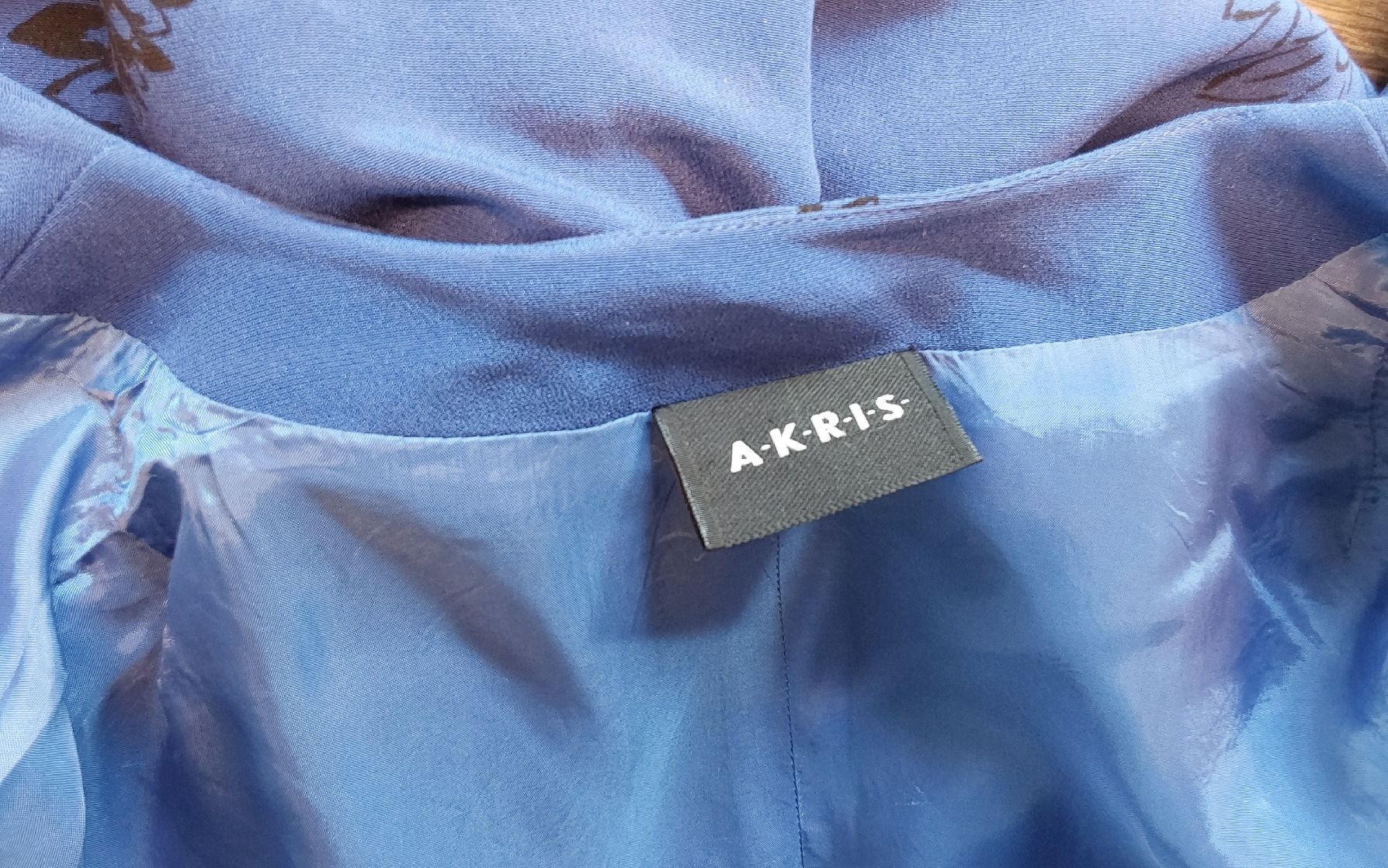 Akris Giacche: Jacke Seide AKRIS 44 Vintage blau – Usato da Köniz venduto da scopello12 4