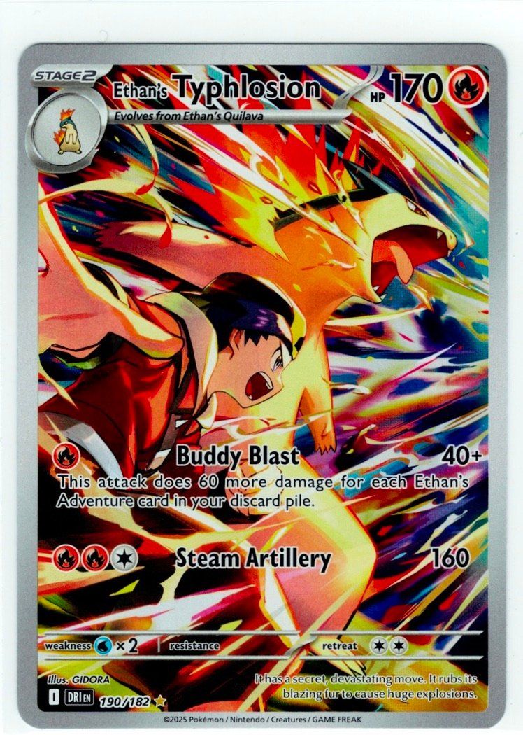 Pokémon Carte collezionabili: Ethan's Typhlosion 190 IR – Usato da Zürich venduto da PACE79