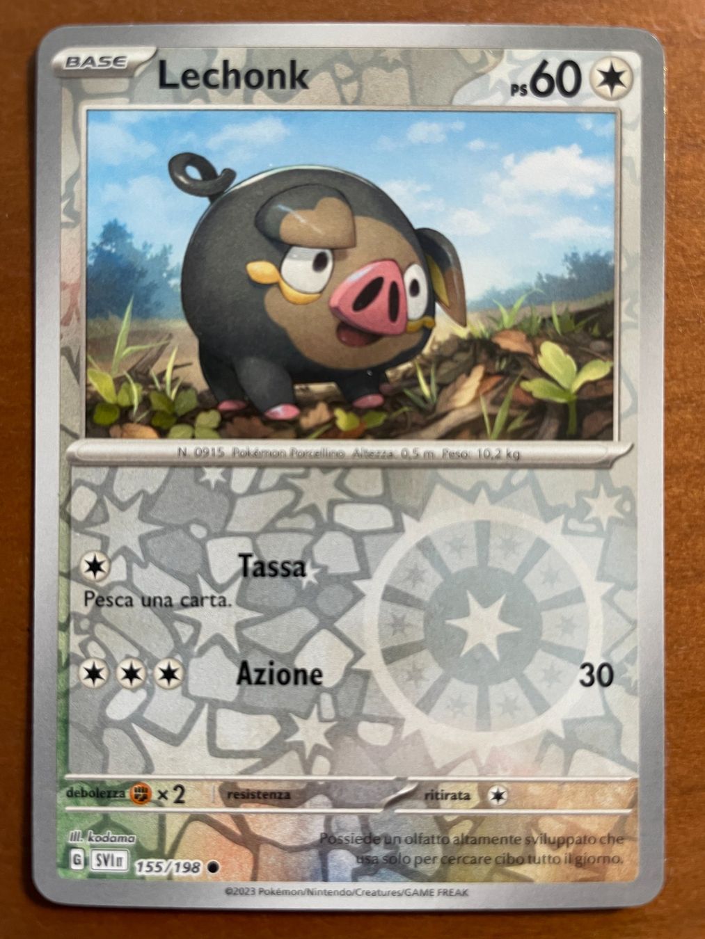 Pokémon Carte collezionabili: Pokemon Lechonk Reverse (Versand gratis) – Nuovo (secondo la descrizione) da Chur venduto da Angerson