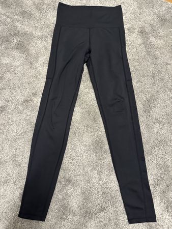Schwarze Sport Leggings, Grösse M mit Seitentaschen