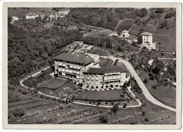 Lugano-Sorengo, Clinica Sant'Anna, Swissair-Luftbild