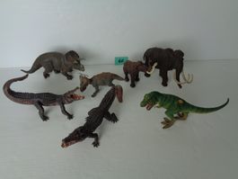 7 grosse Tierfiguren