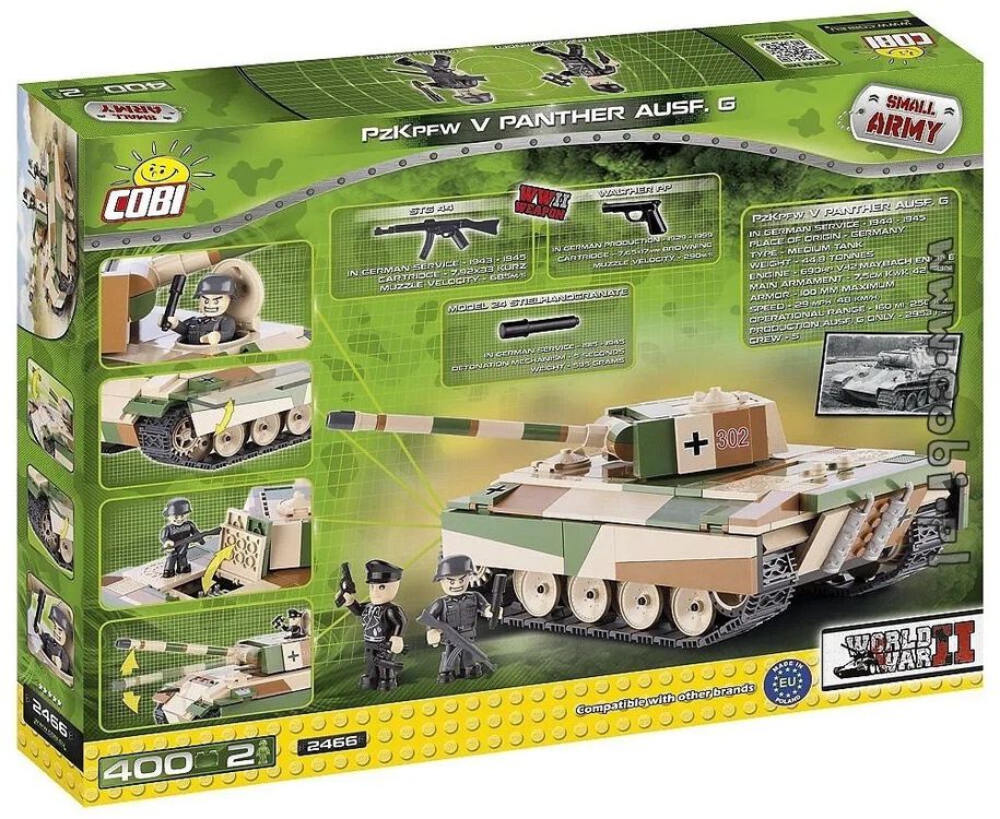 Cobi Jeux de construction: ✨ NEU & OVP! COBI 2466 PzKpfw V Panther Ausf. G 🚀 – Neuf (Voir description) à Rorschach par Exonic 2