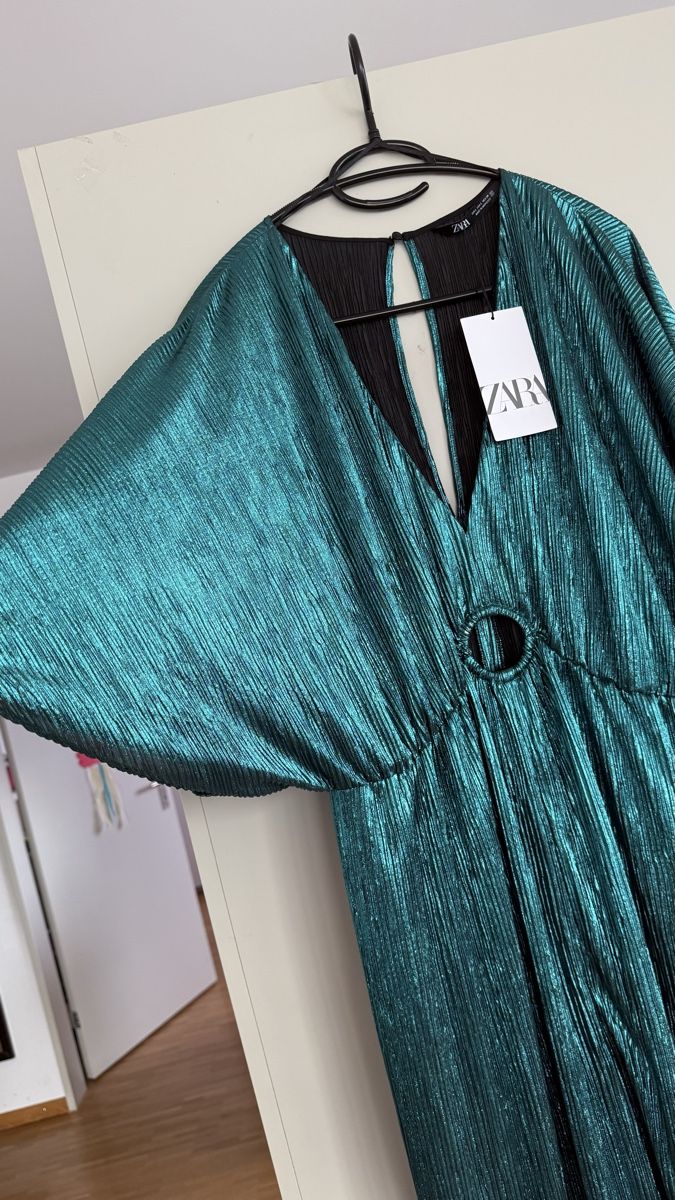 Zara Tute: Zara Metallic Jumpsuit/ Anzug gr.L – Nuovo e nell'imballaggio originale da Winterthur venduto da -BeHappy24- 5