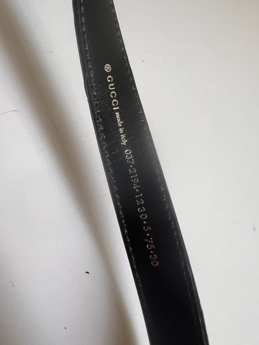 Gucci Cinture: Gucci Talliengürtel Lack schwarz  – Usato da Solothurn venduto da Brini06 2