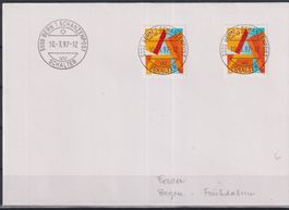 H45) FDC 887R, ET Vollstempel