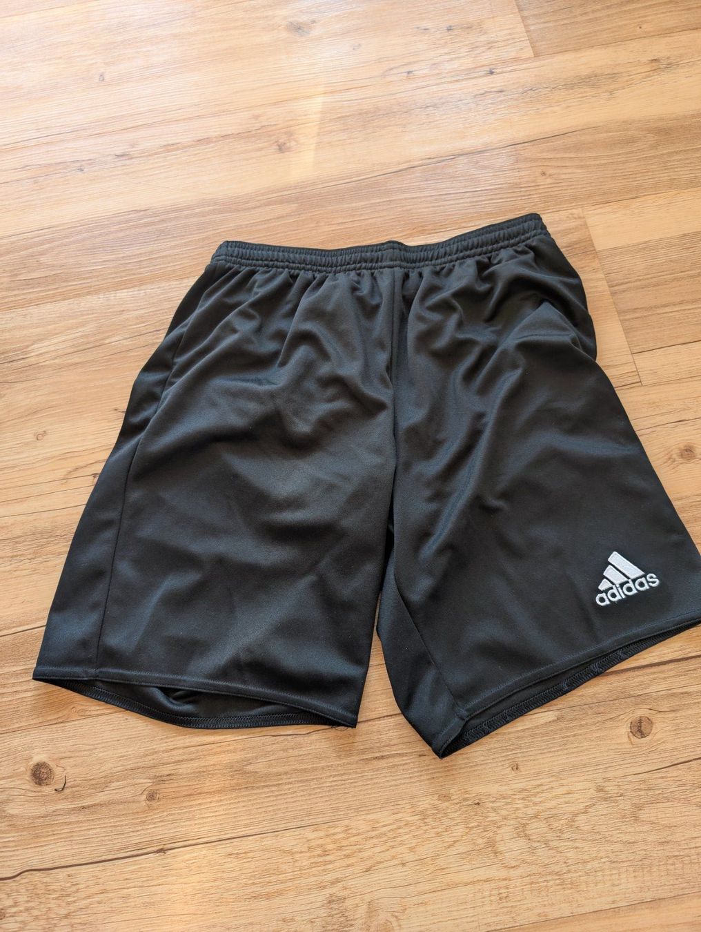 Adidas Hosen: Adidas ClimaLite Shorts, Gr. 164, Schwarz – Gebraucht aus Pfyn von Magra02
