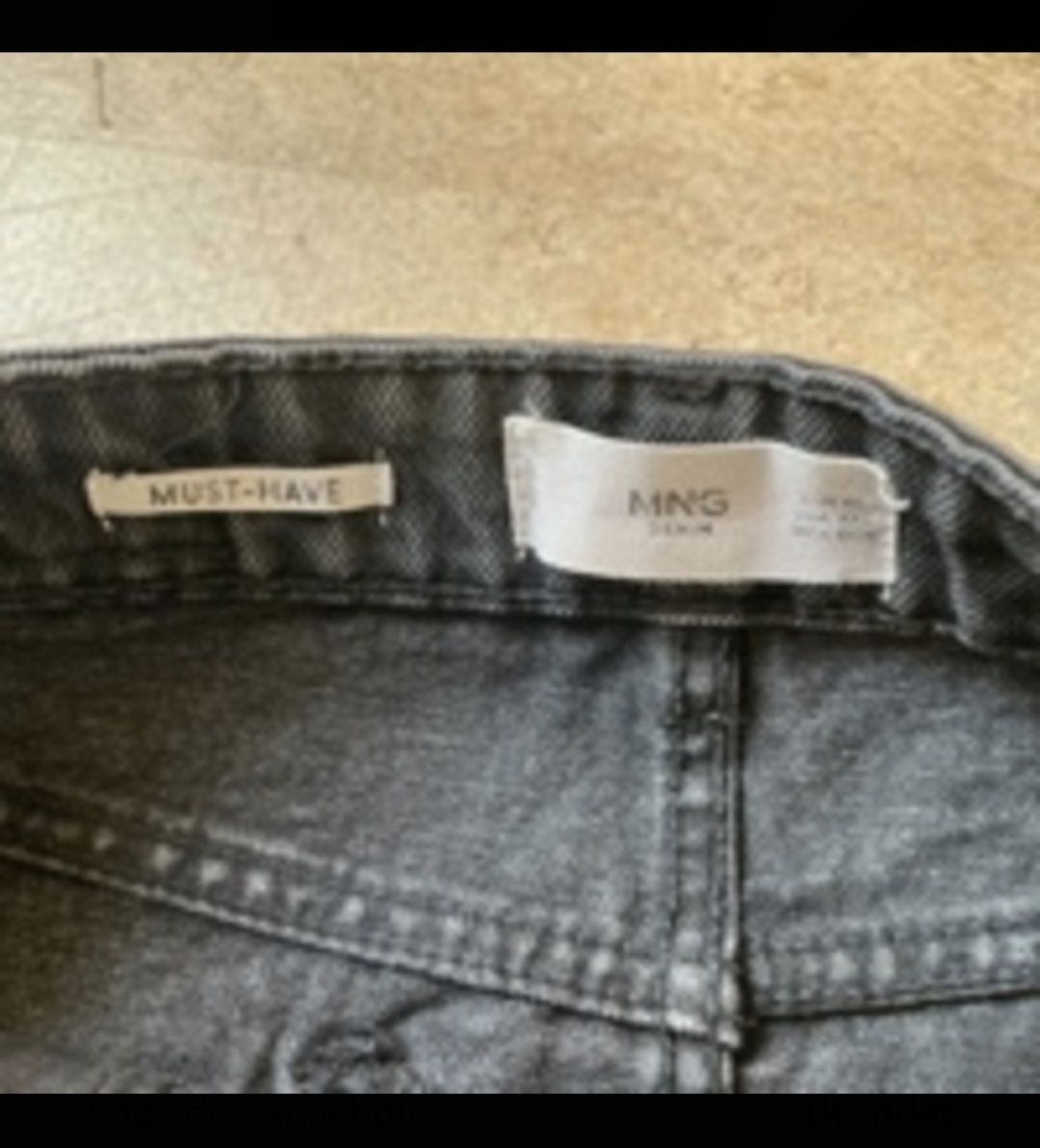 Mango Gonne: Schwarzer Jeansrock von Mango, Grösse XS – Usato da Klingnau venduto da vollmond36 5
