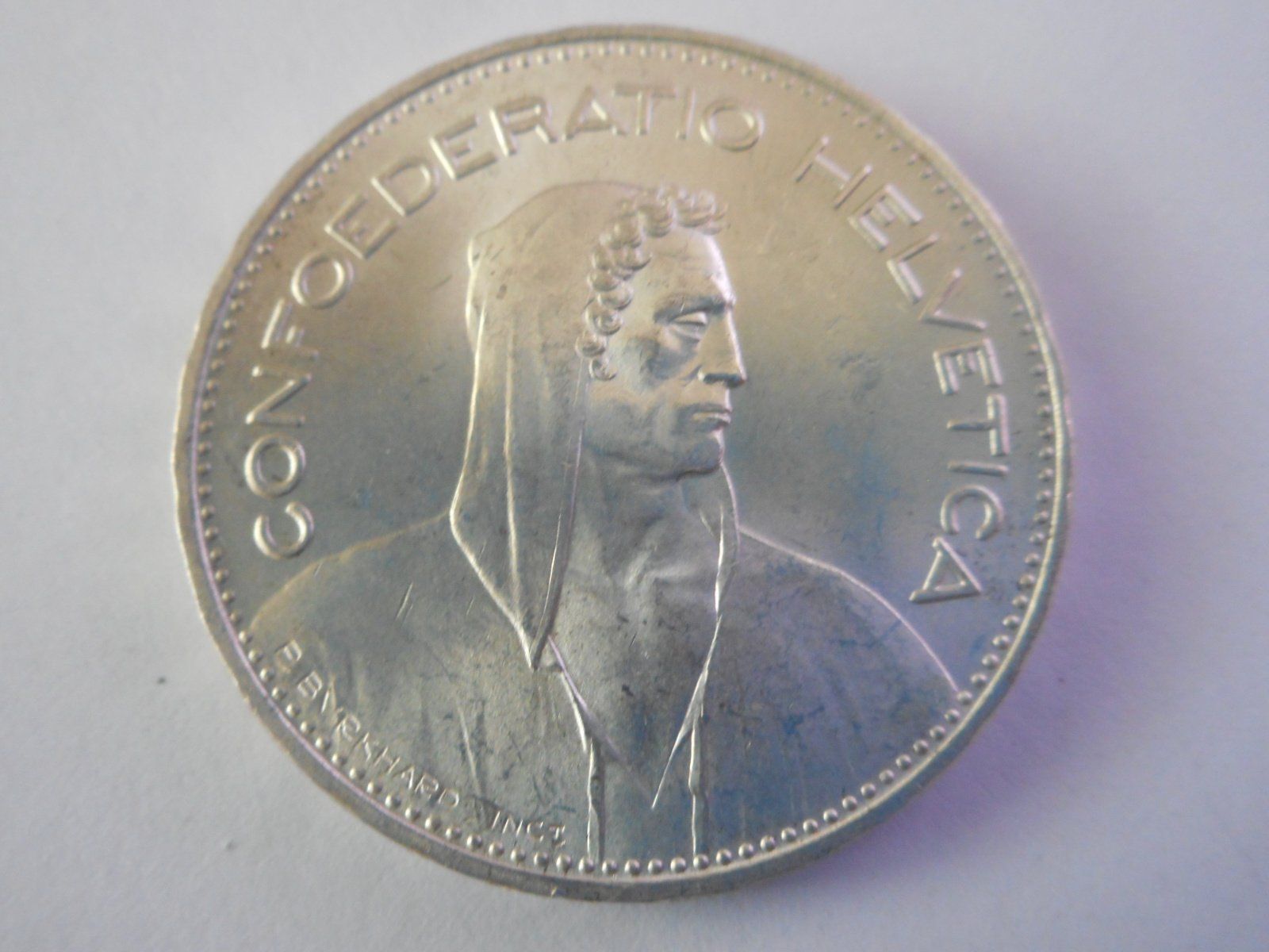 Tutti le monete: 5 Fr. 1935 silber  unz/stgl – Nuovo (secondo la descrizione) da Kriegstetten venduto da pizlad2010 2