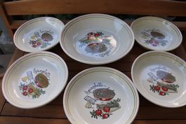 Spaghetti Geschirr Set 6-teilig Keramik