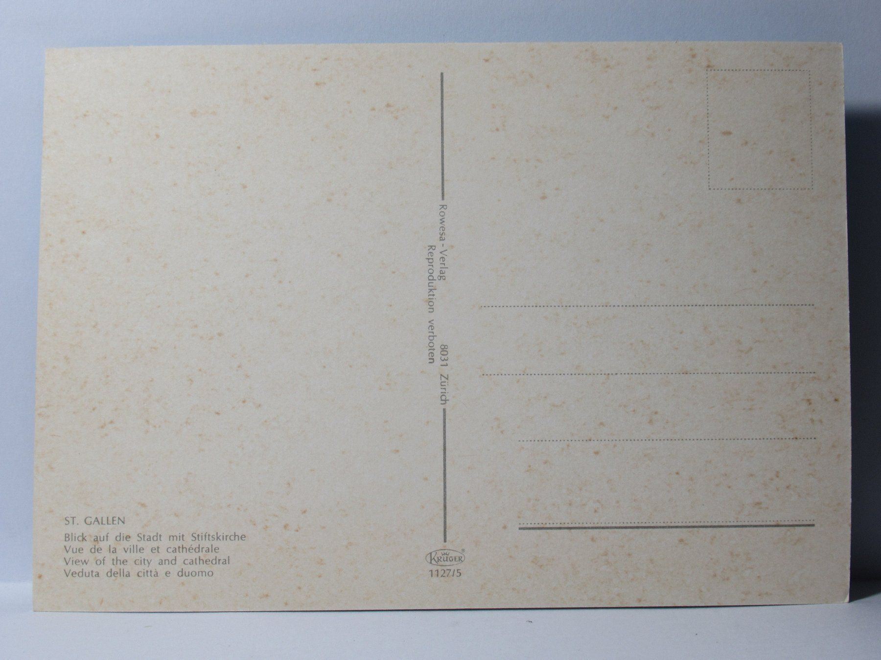 Ansichtskarten: St. Gallen , Stiftskirche – Neu (gemäss Beschreibung) aus Grenchen von Bluemchen1900 1