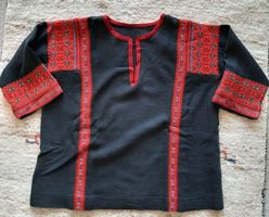 handgesticktes Shirt, antik aus China