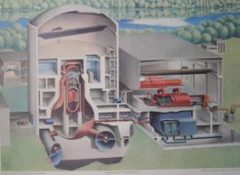 ⭐Schulwandbild „Elektrizität Bild V“ Siedwasserreaktor 1970