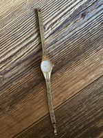 Adora Damen Quarz Armbanduhr Goldfarben Vintage