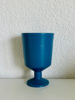 Japan (türkis) -NEU- Keramik-Kelch / Becher mit Fuss aus