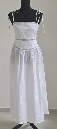 Kleid weiss H&M Grösse L Sommerkleid Spitze neu mit Etikett