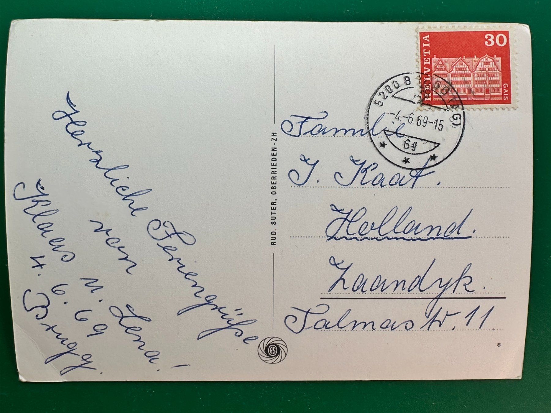 Cartes postales: Brugg - Pestalozzi-Haus - Oldtimer - belebt – D'occasion à Steg VS par _vinci_ 1