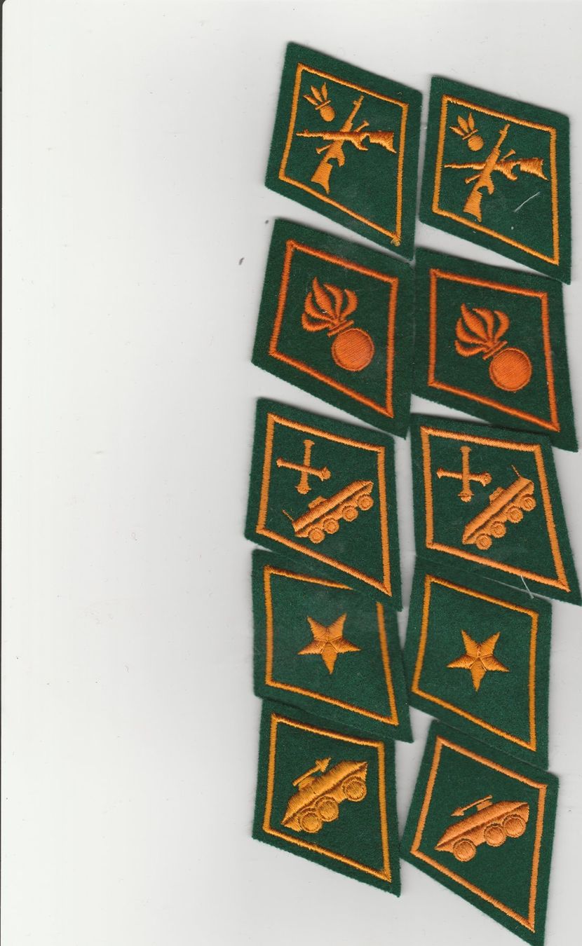 Schweizer Armee Placchette & Badge: 5 Paar Kragenbatten – Nuovo (secondo la descrizione) da Felben-Wellhausen venduto da Badge95