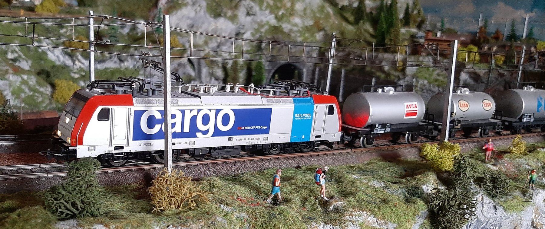 Piko Modellini di ferrovie: Train marchandises complet HO alternatif  digital – Usato da Monthey venduto da ficelles