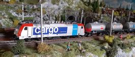 Train marchandises complet HO alternatif  digital