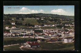 AK Le Locle, Panorama, 1920