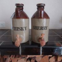 Whisky & Sherry Krüge, Keramik, Vintage, Rarität, Top!
