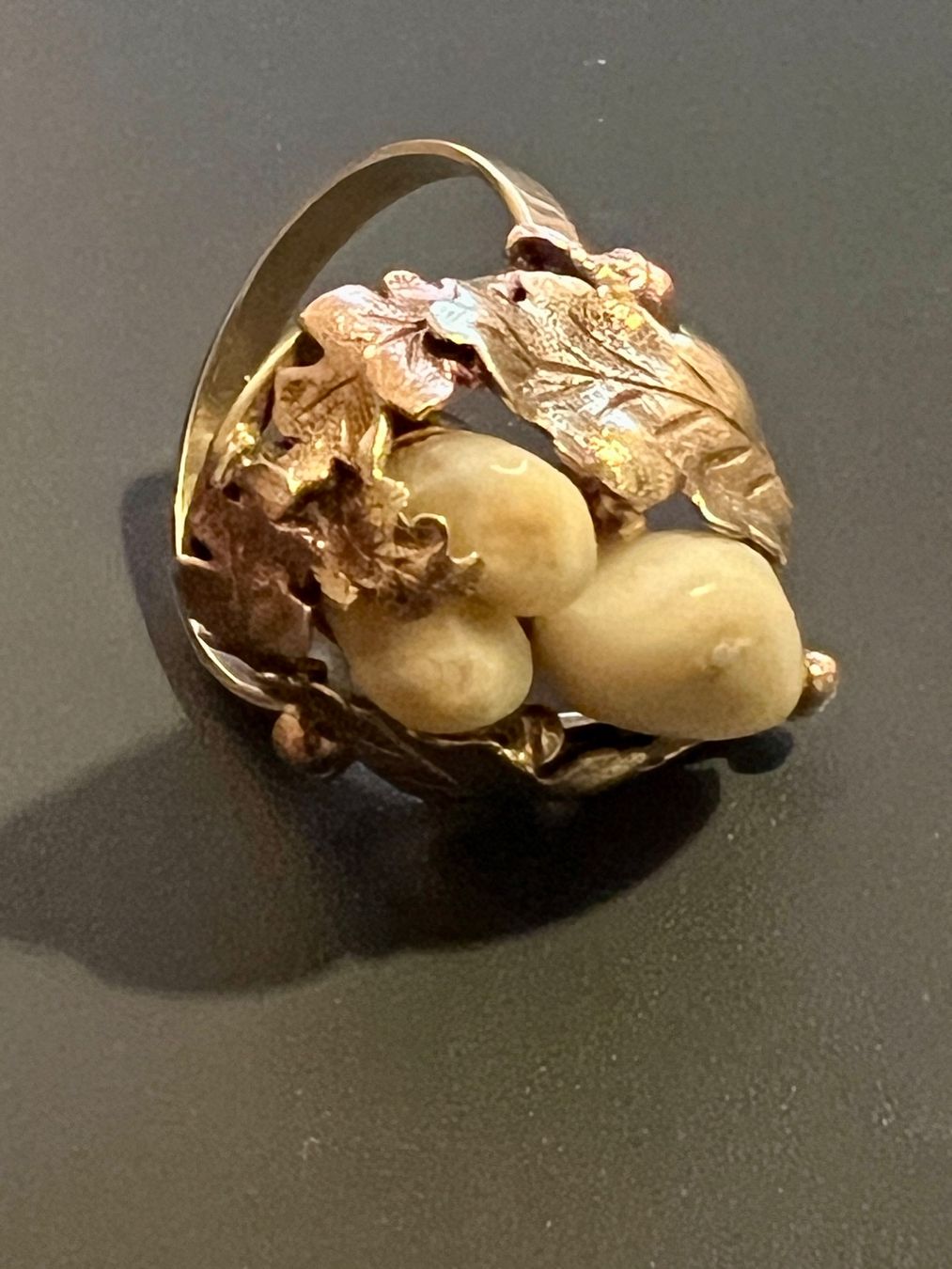 Anelli: Gold-Ring 14K mit Grandeln – Usato da Chur venduto da Penting1935 3